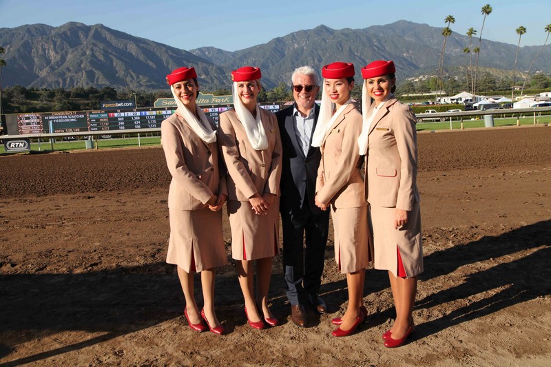 Racing day at Santa Anita Park